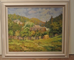 Obraz_014J, olej na kartonu, signováno A. Trnka, 67,5x57,5cm, Cena: 2.000 Kč