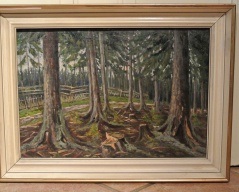 Obraz_025J, olej na plátně, signováno J. Řehák, 59,5x44,5cm, Cena: 2.500 Kč