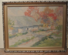 Obraz_026J, olej na kartonu, signováno J. Holeček, 76x59,5cm, Cena: 3.500 Kč Obraz_026J, olej na kartonu, signováno J. Holeček, 76x59,5cm, Cena: 3.500 Kč