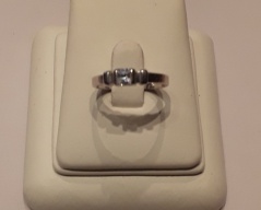 Prsten bílé zlato _008J,ryzost 585/1000,váha 2,62g,velikost 55, Cena: 2.360 Kč