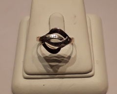 Zlatý prsten _003J,ryzost 585/1000,váha 2,04g,velikost 64, Cena: 1.840 Kč