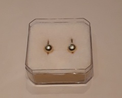 Zlaté dětské náušnice _013J,ryzost 585/1000,váha 1,03g, Cena: 930 Kč Zlaté dětské náušnice _013J,ryzost 585/1000,váha 1,03g, Cena: 930 Kč