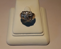 Zlatý prsten _052J,ryzost 585/1000,váha 4,97g,velikost 52-53, Cena: 4.490 Kč