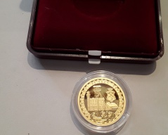 Zlatá mince_018J,ryzost 999/1000,váha 6,22g,pivovar v Plzni, Cena: 14.200 Kč