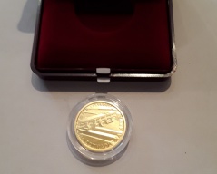 Zlatá mince-025J,ryzost 999/1000,váha 7,78g,Zdymadlo na Labi, Cena: 14.000 Kč
