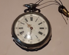 Střībrnē hodinky kličovky_037J,ryzost 900/1000,váha 62,26g, Cena: 2.400 Kč