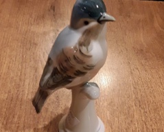 Porcelanovå soška ptáček _040T,výška 14cm, Cena: 550 Kč