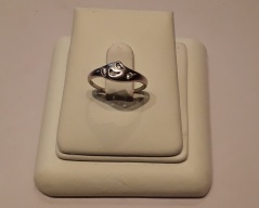 Prsten bílé zlato _042J,ryzost 585/1000,,váha 1,29g,velikost 52, Cena: 1.160 Kč