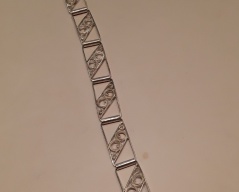 Střībrný náramek_091J,ryzost 9001000,délka 19cm,šířka 1,4cm,váha 9,7g/, Cena: 400 Kč Střībrný náramek_091J,ryzost 9001000,délka 19cm,šířka 1,4cm,váha 9,7g/, Cena: 400 Kč