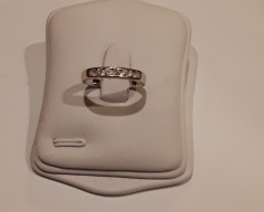 Prsten bílé zlato _002T,ryzost 585/1000,váha 1,64g,velikost 56, Cena: 1.480 Kč