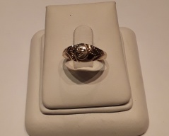 Zlatý prsten _075J,ryzost 585/1000,váha 1,94g,velikost 54, Cena: 1.750 Kč
