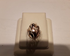 Zlatý prsten_058J,ryzost 585/1000,váha 3,4g,velikost 51, Cena: 4.100 Kč