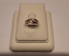 Zlatý prsten_055J,ryzost 585/1000,váha 1,44g,velikost 48, Cena: 1.440 Kč