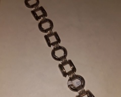 Střībrný náramek_093J,ryzost 900/1000,váha 25,72g,délka 18,7cm,šířka 2cm, Cena: 1.200 Kč