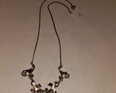 Střībrný colier _095J,ryzost 900/1000,váha 11,01g,délka 44cm, Cena: 350 Kč