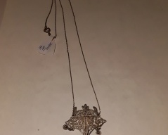 Střībrný colier _098J,ryzost 750/1000,váha 5,23g,délka 42cm, Cena: 2.500 Kč