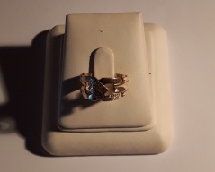 Zlatý prsten _070J,ryzost 750/1000,,váha 3,51g,velikost 54, Cena: 7.380 Kč