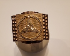 Pánský zlatý prsten _075J,ryzost 585/1000,váha 15,08g,velikost 74, Cena: 37.700 Kč