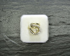 Zlatý prsten s brilianty_004J, Cena: 8.500 Kč