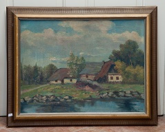 Obraz_002J, olej na kartonu, signováno Holas, 64x49cm, Cena: 1.900 Kč Obraz_002J, olej na kartonu, signováno Holas, 64x49cm, Cena: 1.900 Kč