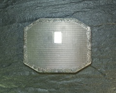 Stříbrná pudřenka_026J, ryzost 900/1000, hmotnost 83,02g, rozměry 75x60mm, Cena: 2.100 Kč
